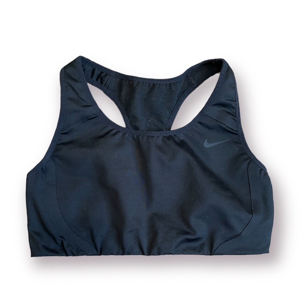 Black Nike Sports Bra Mesh-Back Racerback DriFit
